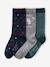 Coffret de 3 paires de chaussettes Noël garçon bleu nuit - vertbaudet enfant 
