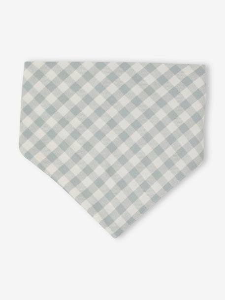 Shirt Bodysuit + Corduroy Trousers + Bandana Ensemble for Babies sage green - vertbaudet enfant 