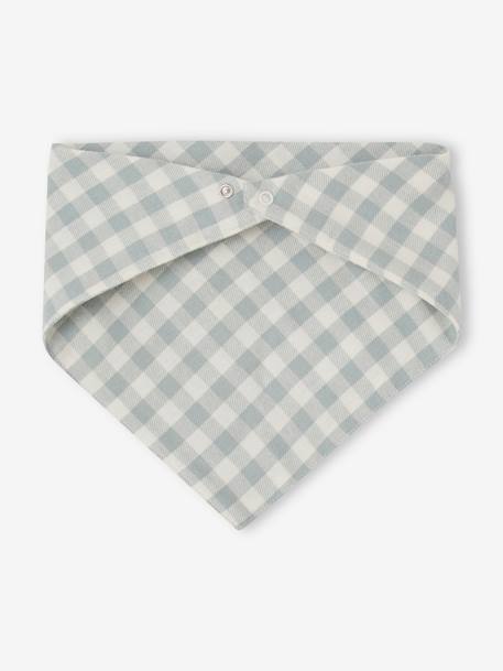 Shirt Bodysuit + Corduroy Trousers + Bandana Ensemble for Babies sage green - vertbaudet enfant 
