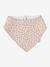 Lot 3 bavoirs bandanas en gaze de coton / éponge noisette - vertbaudet enfant 