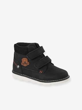 -Boots enfant garçon synthétique à scratchs