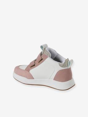 -Baskets enfant fille synthétique à scratchs