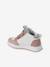 Baskets enfant fille synthétique à scratchs lot rose+marine - vertbaudet enfant 