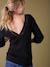 Pull décolleté dos dentelle grossesse noir - vertbaudet enfant 