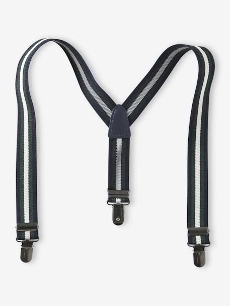 Bow Tie & Braces Set navy blue - vertbaudet enfant 