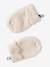 Ensemble bonnet + snood + moufles bébé fille beige poudré - vertbaudet enfant 