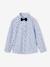 Coffret cadeau chemise noël et son noeud pap' garçon bleu chambray - vertbaudet enfant 