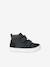 High Top  Leather Trainers with Hook-&-Loop Straps for Babies navy blue - vertbaudet enfant 