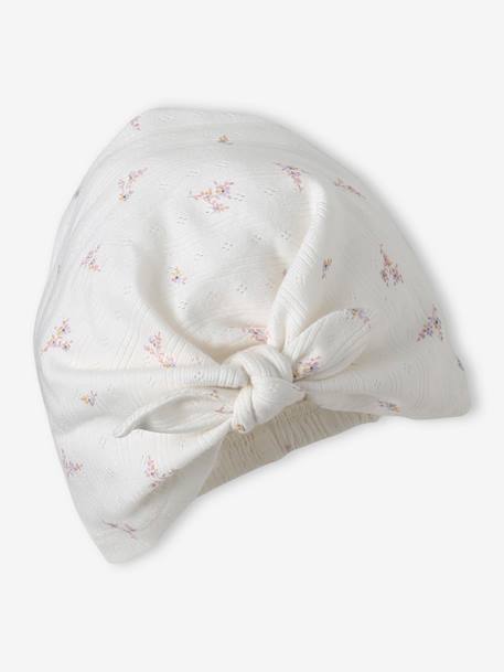 Beanie + Mittens + Pram Shoes + Pouch Set for Babies rose - vertbaudet enfant 