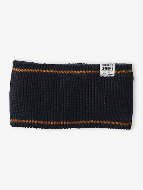 Beanie + Snood + Gloves/Mittens (2/3 Years) Set medium blue - vertbaudet enfant 