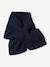 Beanie with Pompom + Scarf Set in Soft Knit for Girls navy blue - vertbaudet enfant 