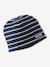 Ensemble rayé garçon bonnet + snood marine - vertbaudet enfant 