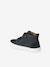 High Top  Leather Trainers with Hook-&-Loop Straps for Babies navy blue - vertbaudet enfant 