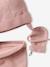 Beanie + Snood + Mittens Set for Baby Girls rosy - vertbaudet enfant 