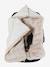 Nid d'ange en gaze de coton et fausse fourrure beige imprimé - vertbaudet enfant 