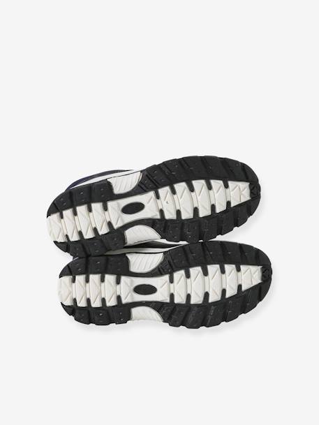 High-Top Trainers with Laces for Boys navy blue - vertbaudet enfant 