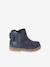 Boots bébé fille cuir zippées beige imprimé+bordeaux+CAMEL+marine+noir - vertbaudet enfant 