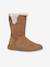 J Theleven Girl GEOX® fur-lined boots camel - vertbaudet enfant 