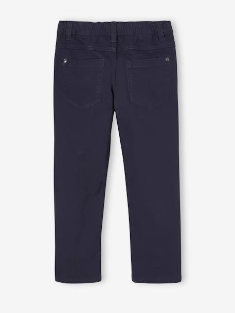 Pantalon garçon indestructible facile à enfiler beige+bleu nuit+kaki+vert sauge - vertbaudet enfant 