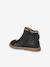Boots bébé fille cuir zippées beige imprimé+bordeaux+CAMEL+marine+noir - vertbaudet enfant 