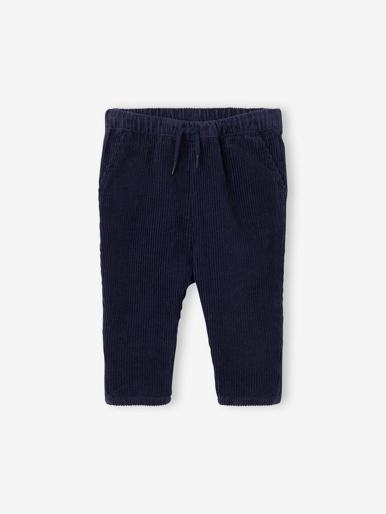 Ensemble Sweat-shirt + Pantalon Bébé VERTBAUDET - Sweat Rayé Avec Motif Brodé, Pantalon à Poches, 100% Coton - 8