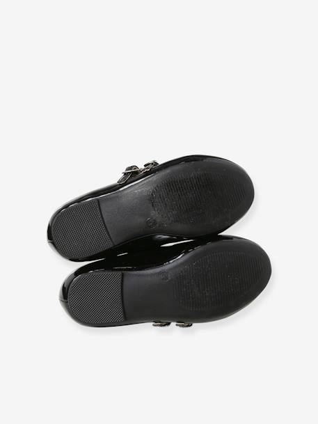 Ballerina Pumps with Two Straps black - vertbaudet enfant 
