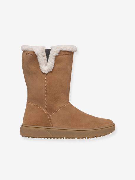 J Theleven Girl GEOX® fur-lined boots camel - vertbaudet enfant 
