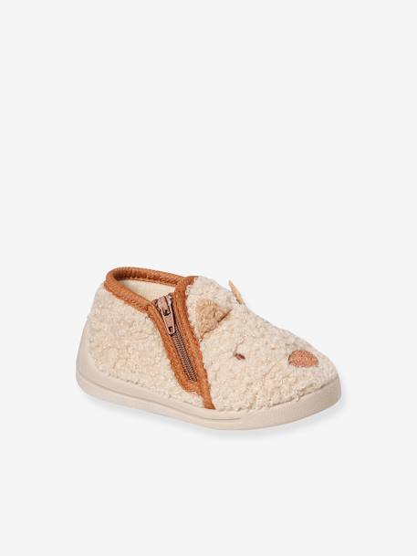 Chaussons bébé garçon lot marron+marron - vertbaudet enfant 