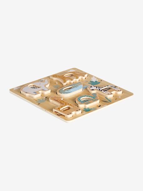 Puzzle Tanzanie 2 en 1 en bois FSC® vert - vertbaudet enfant 