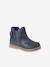 Boots bébé fille cuir zippées beige imprimé+bordeaux+CAMEL+marine+noir - vertbaudet enfant 