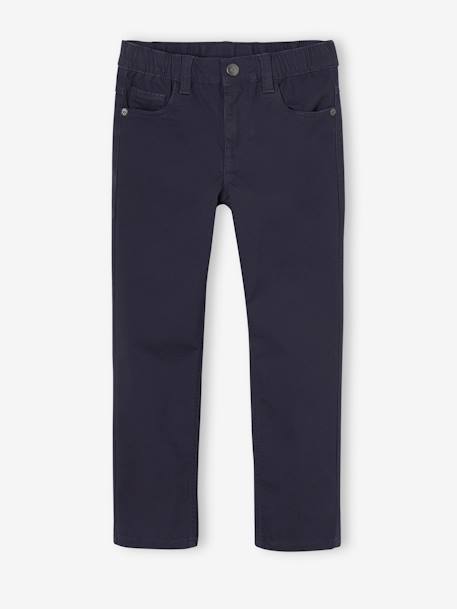 Pantalon garçon indestructible facile à enfiler beige+bleu nuit+kaki+vert sauge - vertbaudet enfant 