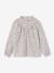 Blouse fille à volants imprimée fleurs écru - vertbaudet enfant 