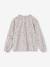Blouse fille à volants imprimée fleurs écru - vertbaudet enfant 
