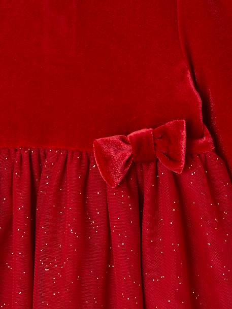 Christmas Gift Box with Glittery Tulle Dress & Headband for Babies red - vertbaudet enfant 