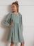 CYRILLUS cotton gauze dress for girls green - vertbaudet enfant 