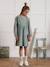 Robe fille en gaze de coton vert - vertbaudet enfant 