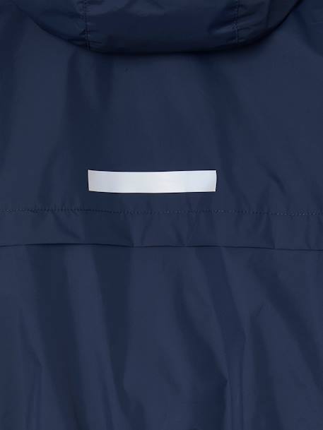 Coupe-vent mixte avec poche de rangement bleu nuit - vertbaudet enfant 
