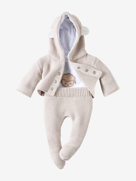 Set of 3 Items of Clothing for Dolls beige - vertbaudet enfant 