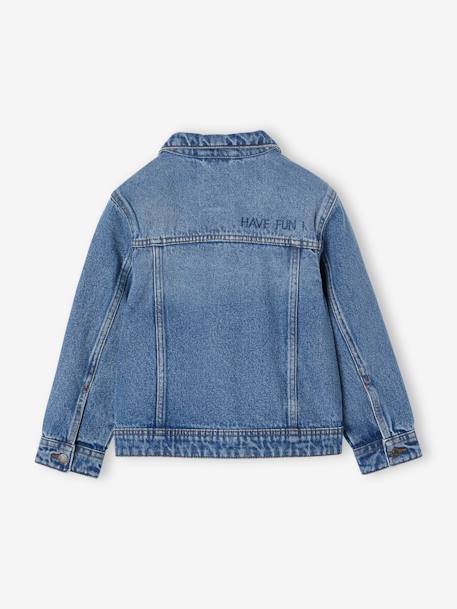 Veste en jean garçon stone - vertbaudet enfant 