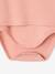 Lot 2 bodies tee-shirt bébé en coton bio rose - vertbaudet enfant 