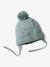 Beanie + Snood + Mittens Set for Baby Boys, Basics aqua green - vertbaudet enfant 