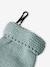 Beanie + Snood + Mittens Set for Baby Boys, Basics aqua green - vertbaudet enfant 