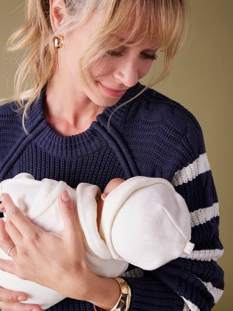 Pull grossesse style marinière marine - vertbaudet enfant 