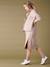 Ensemble pull et jupe tricot taupe - vertbaudet enfant 