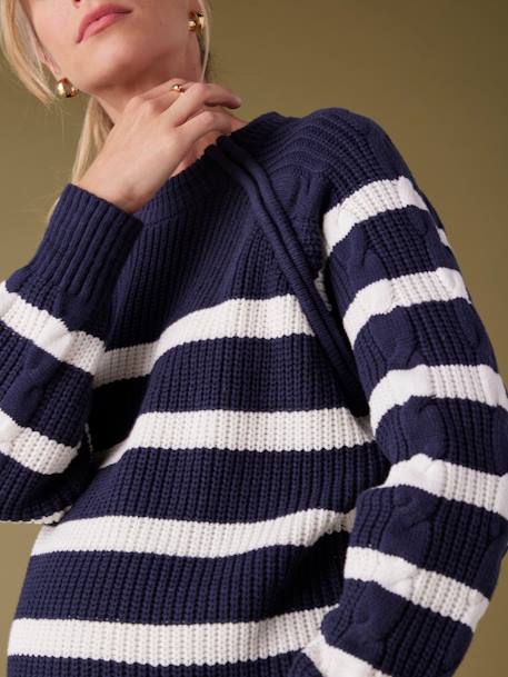Pull grossesse style marinière marine - vertbaudet enfant 