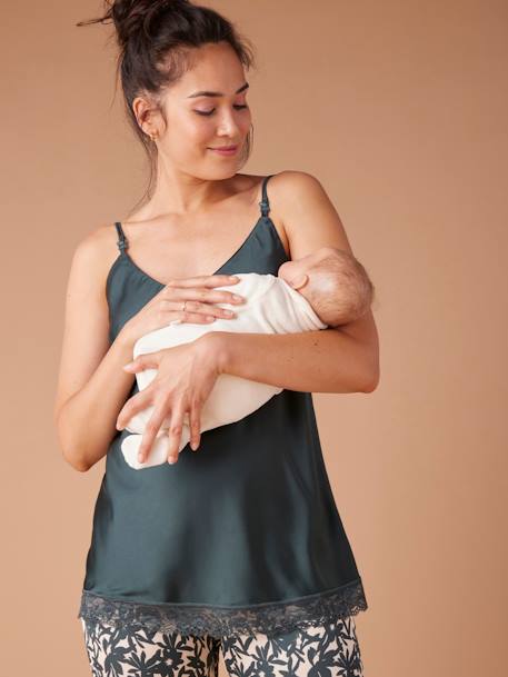 3-Piece Loungewear Set for Maternity by ENVIE DE FRAISE fir green - vertbaudet enfant 