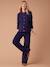 Ensemble de grossesse gilet et pantalon large en tricot marine - vertbaudet enfant 