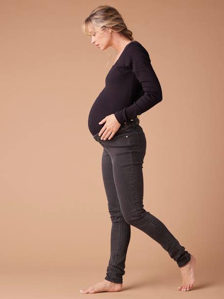 Jean de grossesse skinny bleu foncé+denim black - vertbaudet enfant 