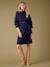 Robe-pull grossesse ceinture effet bijou marine - vertbaudet enfant 