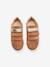 Baskets enfant fille en cuir à scratchs marine+marron+noir - vertbaudet enfant 